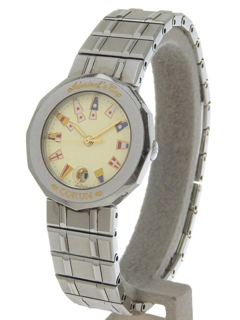 CORUM Admirals cup Watches 39.610.20 V050 IvoryDial Stainless Steel Quartz...